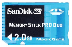 Memory Stick Pro Duo 2.0 Gb