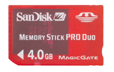 Memory Stick Pro Duo 4 Gb