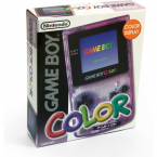 Game Boy Color Clear Purple Modée avec un écran LCD