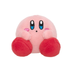 Kirby Mascot Plush Keychain - Kirby Surprised -