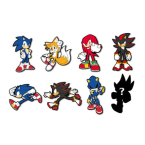 Sonic the Hedgehog: Pin Collection (8 Packs Box)