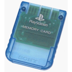 Memory Card Clear Blue