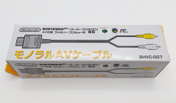 Monaural AV cable