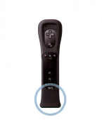 Wii remote + Wii Motion Plus Noire